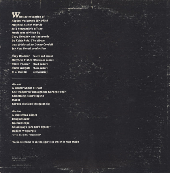 Procol Harum - Procol Harum - Vinyl, LP, Album, Reissue, Stereo 3