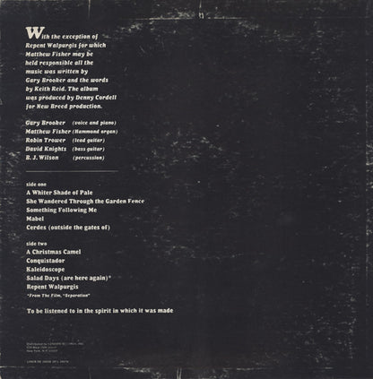 Procol Harum - Procol Harum - Vinyl, LP, Album, Reissue, Stereo 3