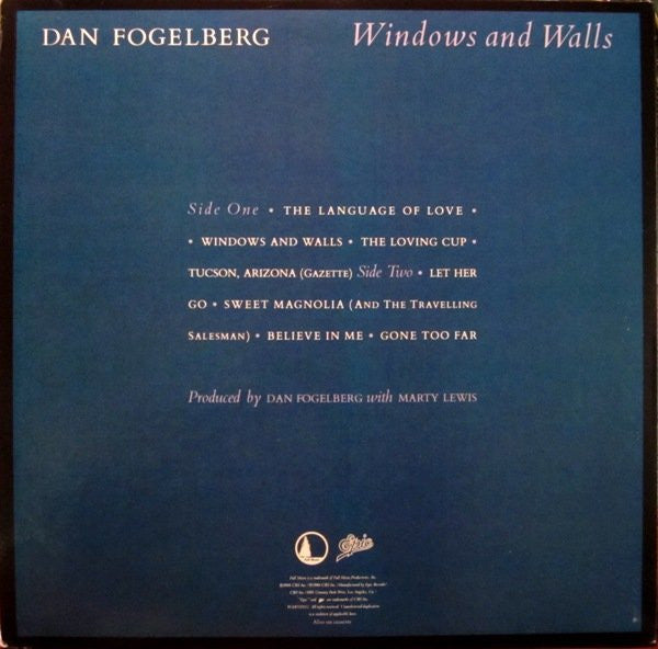Dan Fogelberg - Windows And Walls - LP 3