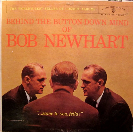 Bob Newhart - Behind The Button Down Mind of Bob Newhart - VINTAGE vinyl record for sale