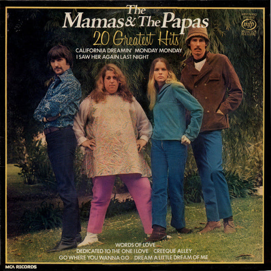 The Mamas and the Papas - 20 Greatest Hits - LP