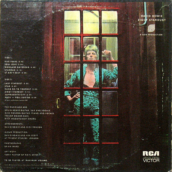 David Bowie - The Rise And Fall Of Ziggy Stardust And The Spiders From Mars - LP 2