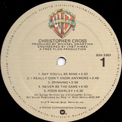 Christopher Cross - Christopher Cross - LP 3