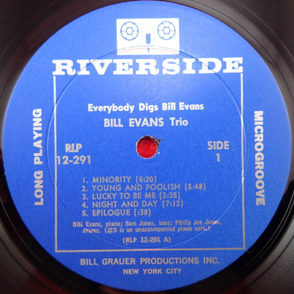 Bill Evans Trio - Everybody Digs Bill Evans - LP 3