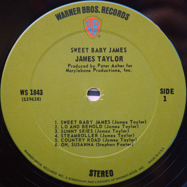 James Taylor - Sweet Baby James - LP 3