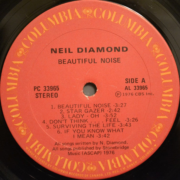 Neil Diamond - Beautiful Noise - LP 4