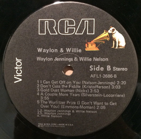 Waylon Jennings & Willie Nelson - Waylon & Willie - LP 4