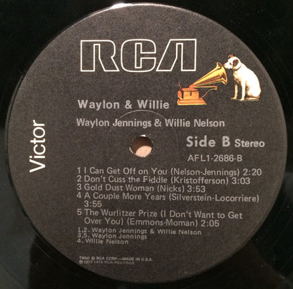 Waylon Jennings & Willie Nelson - Waylon & Willie - LP 4