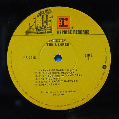 Tom Lehrer - Songs By Tom Lehrer - LP 3