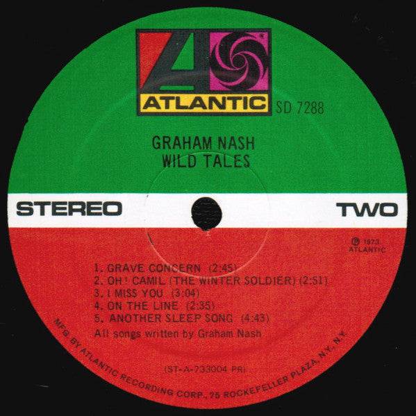 Graham Nash - Wild Tales - LP 4