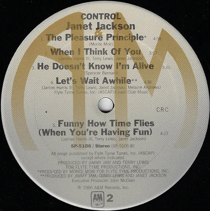 Janet Jackson - Control - LP 4