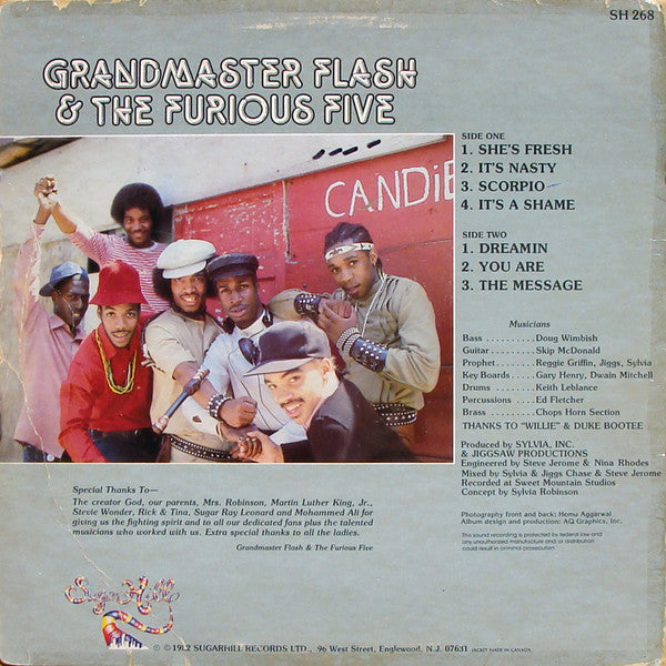 Grandmaster Flash & The Furious Five - The Message - LP 2