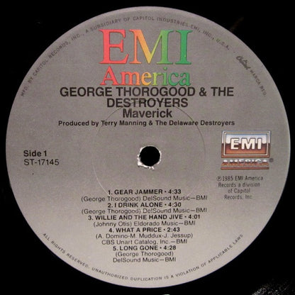 George Thorogood And The Destroyers - Maverick - LP 4