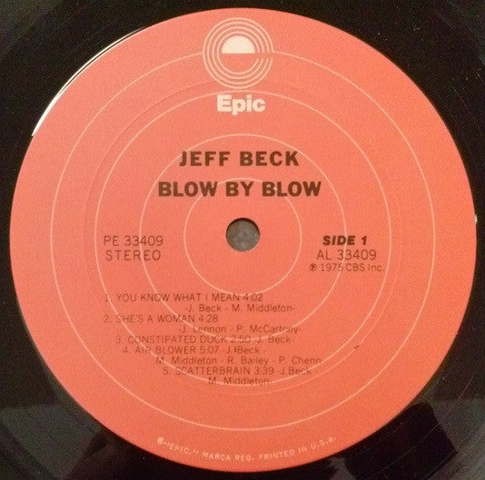 Jeff Beck - Blow By Blow - LP 3