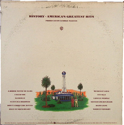 America - History · America's Greatest Hits - LP 2