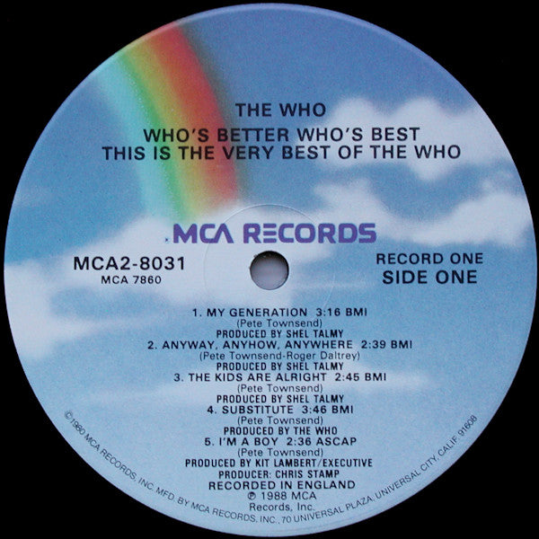 The Who - Who's Better, Who's Best - LP 3
