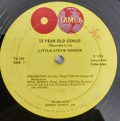 Little Stevie Wonder - The 12 Year Old Genius - Recorded Live - LP 4