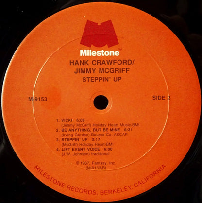 Hank Crawford / Jimmy McGriff - Steppin' Up - LP 4