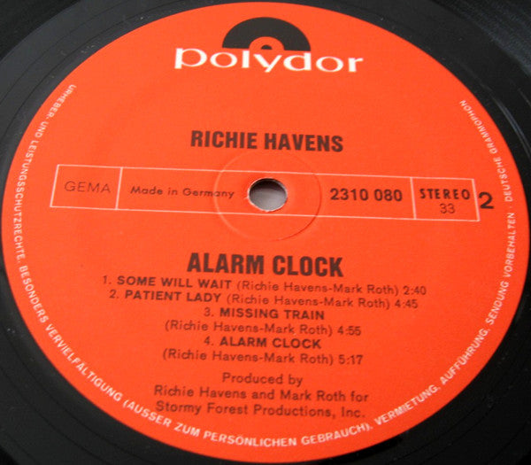 Richie Havens - Alarm Clock - LP 4