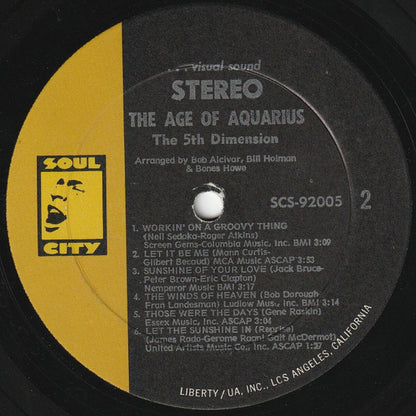 The 5th Dimension* - The Age Of Aquarius - Vinyl, LP, Album, Stereo 5
