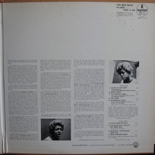 Shirley Scott Trio - Great Scott!! - LP 4