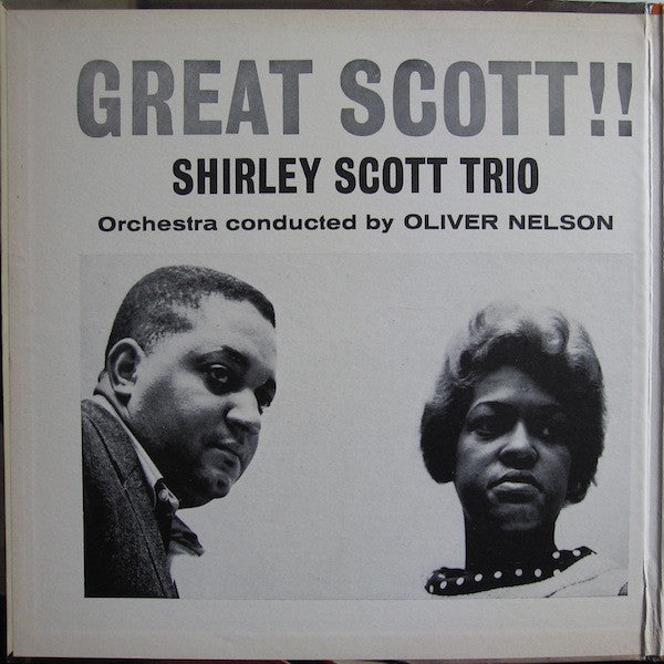 Shirley Scott Trio - Great Scott!! - LP 3