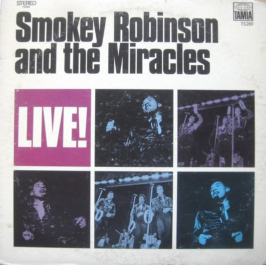 Smokey Robinson and the Miracles - Live! - VINTAGE vinyl record for sale