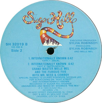 Grandmaster Melle Mel & The Furious Five - Beat Street / Internationally Known - 12" 4