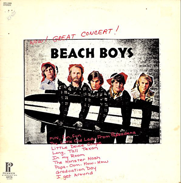 The Beach Boys - Wow! Great Concert! - LP