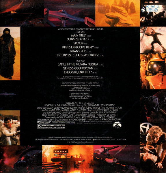 James Horner - Star Trek II: The Wrath Of Khan (Original Motion Picture Soundtrack) - LP 2