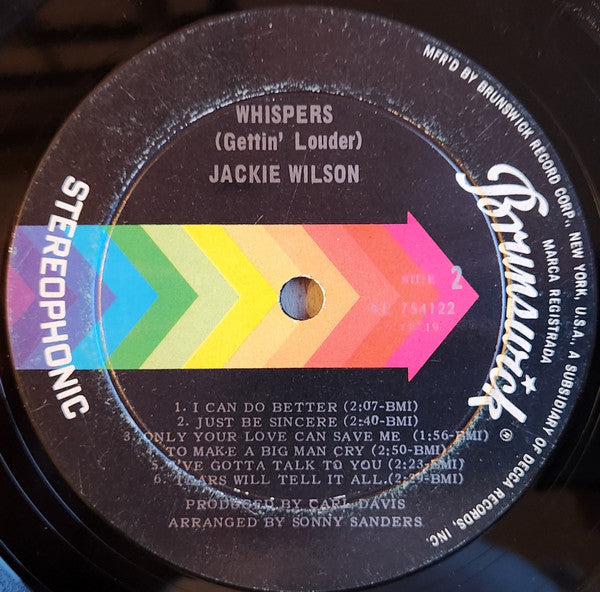 Jackie Wilson - Whispers - LP 4