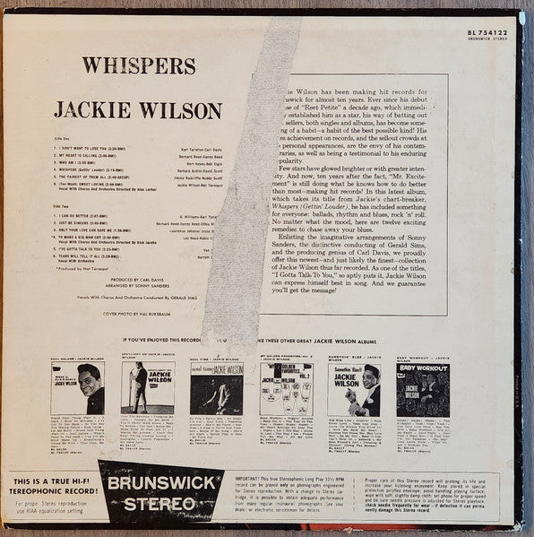 Jackie Wilson - Whispers - LP 2