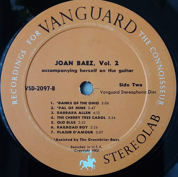Joan Baez - Joan Baez Vol. 2 - LP 4