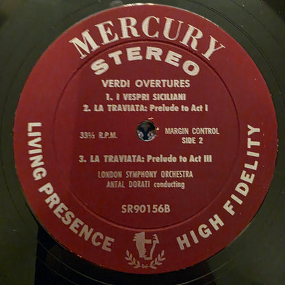 Verdi, London Symphony Orchestra, Antal Dorati - Overtures - LP 3