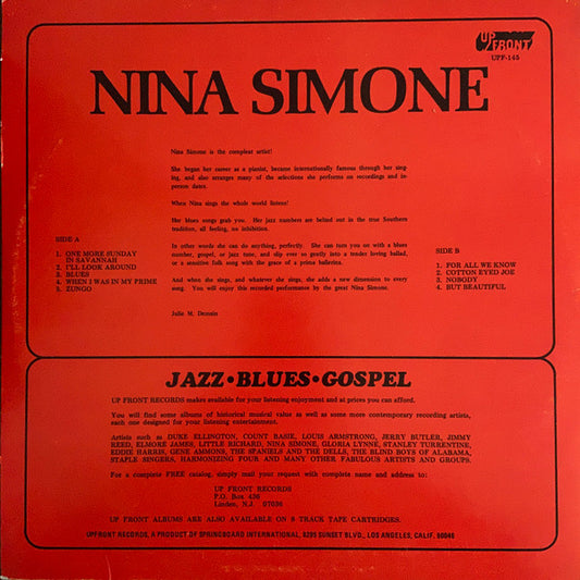 Nina Simone - Nina Simone - LP 2