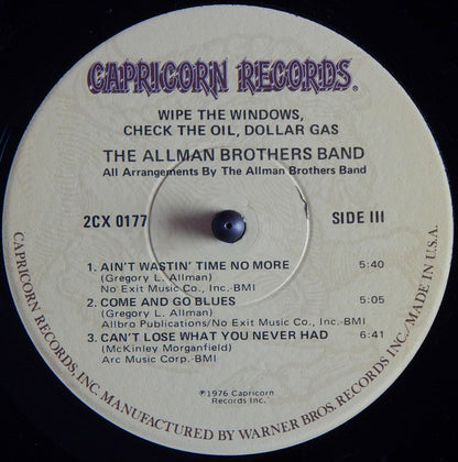 The Allman Brothers Band - Wipe The Windows, Check The Oil, Dollar Gas - Vinyl, LP, Album 7