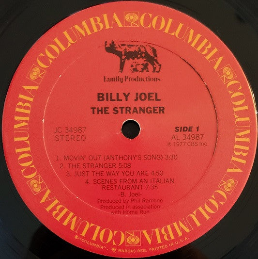Billy Joel - The Stranger - LP 3