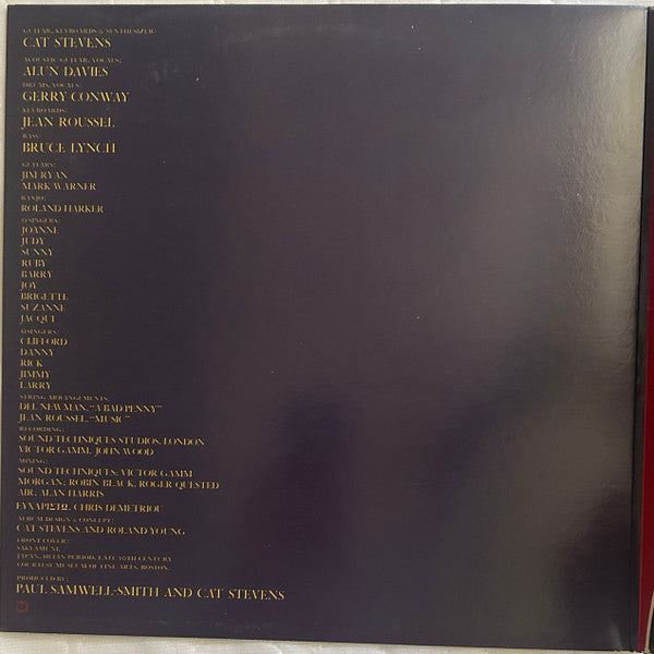 Cat Stevens - Buddha And The Chocolate Box - Vinyl, LP, Album, Reissue 4