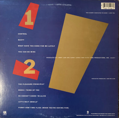 Janet Jackson - Control - LP 2
