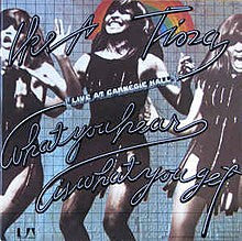 Ike & Tina Turner - "What You Hear Is What You Get" - Live At Carnegie Hall - Vinyl, LP, Album, Stereo
