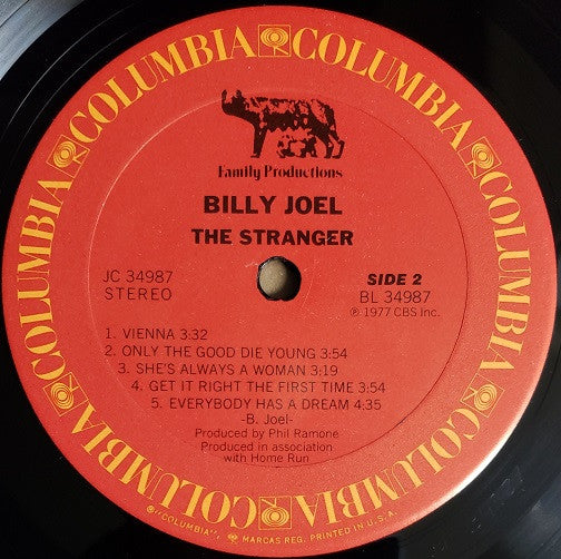 Billy Joel - The Stranger - LP 4