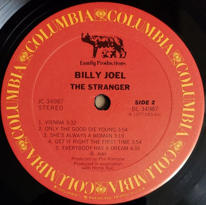Billy Joel - The Stranger - LP 4