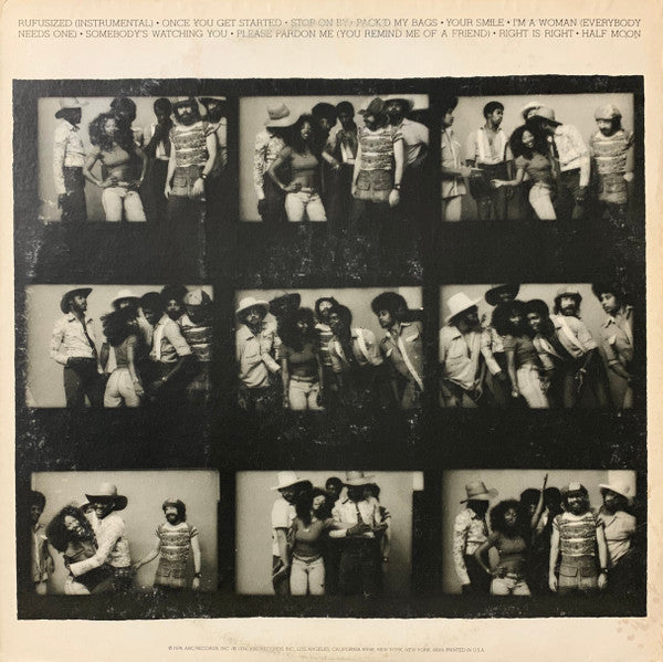 Rufus Featuring Chaka Khan* - Rufusized - Vinyl, LP, Album, Stereo 2