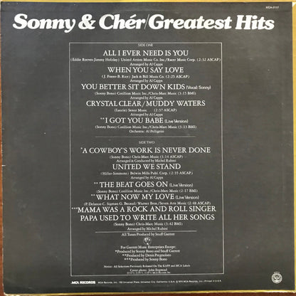 Sonny & Cher - Greatest Hits - LP 2
