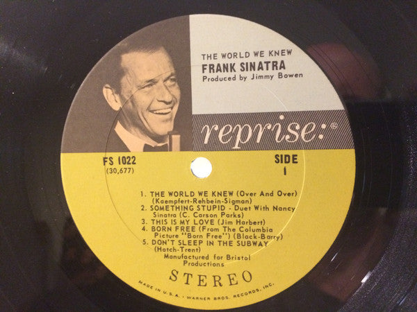 Frank Sinatra - The World We Knew - LP 3