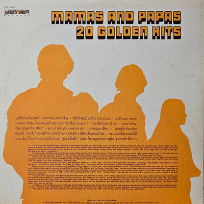 The Mamas & The Papas - 20 Golden Hits - LP 4