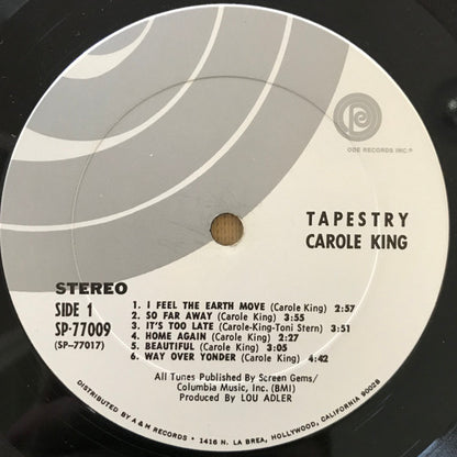 Carole King - Tapestry - LP 4