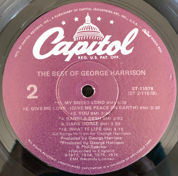 George Harrison - The Best Of George Harrison - LP 4