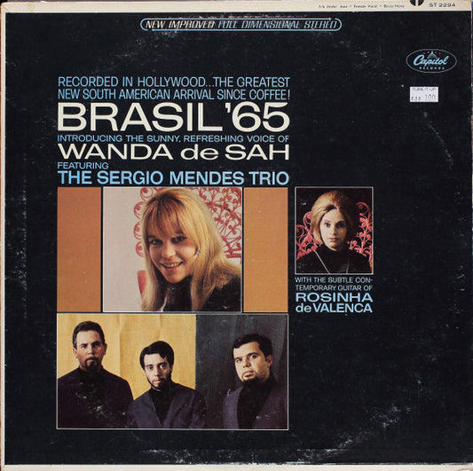 The Sérgio Mendes Trio Introducing Wanda De Sah With Rosinha De Valenca - Brasil '65 - LP