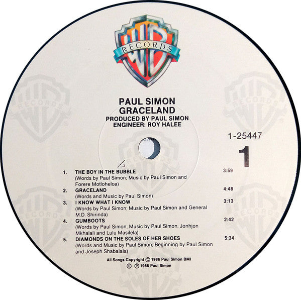 Paul Simon - Graceland - LP 3